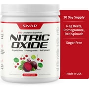 Snap Supplements Nitric Oxide Beet Root Powder Cherry Lime - Support Heart Health, 250g