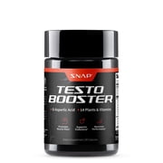 Snap Supplements Testosterone Booster - Natural Sex Drive & Stamina, 60 Capsules, 60 Count