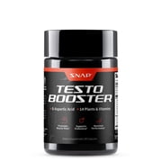 Snap Supplements Testosterone Booster - Natural Sex Drive & Stamina, 60 Capsules, 60 Count