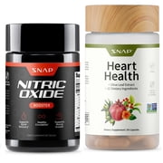 Snap Supplements Nitric Oxide Booster, Heart Health Supplement, 60 + 90 Capsules