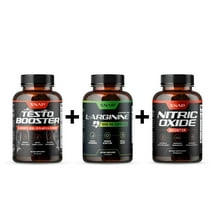 Snap Supplements Nitric Oxide + Testosterone Booster + L-Arginine - Pre Workout, Muscle Builder (30 Servings)
