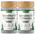 thumbnail image 1 of Snap Supplements Organic Chlorella Spirulina Capsules - Plant Vitamins, Super Greens, 120 Capsules, 2-Pack, 1 of 13