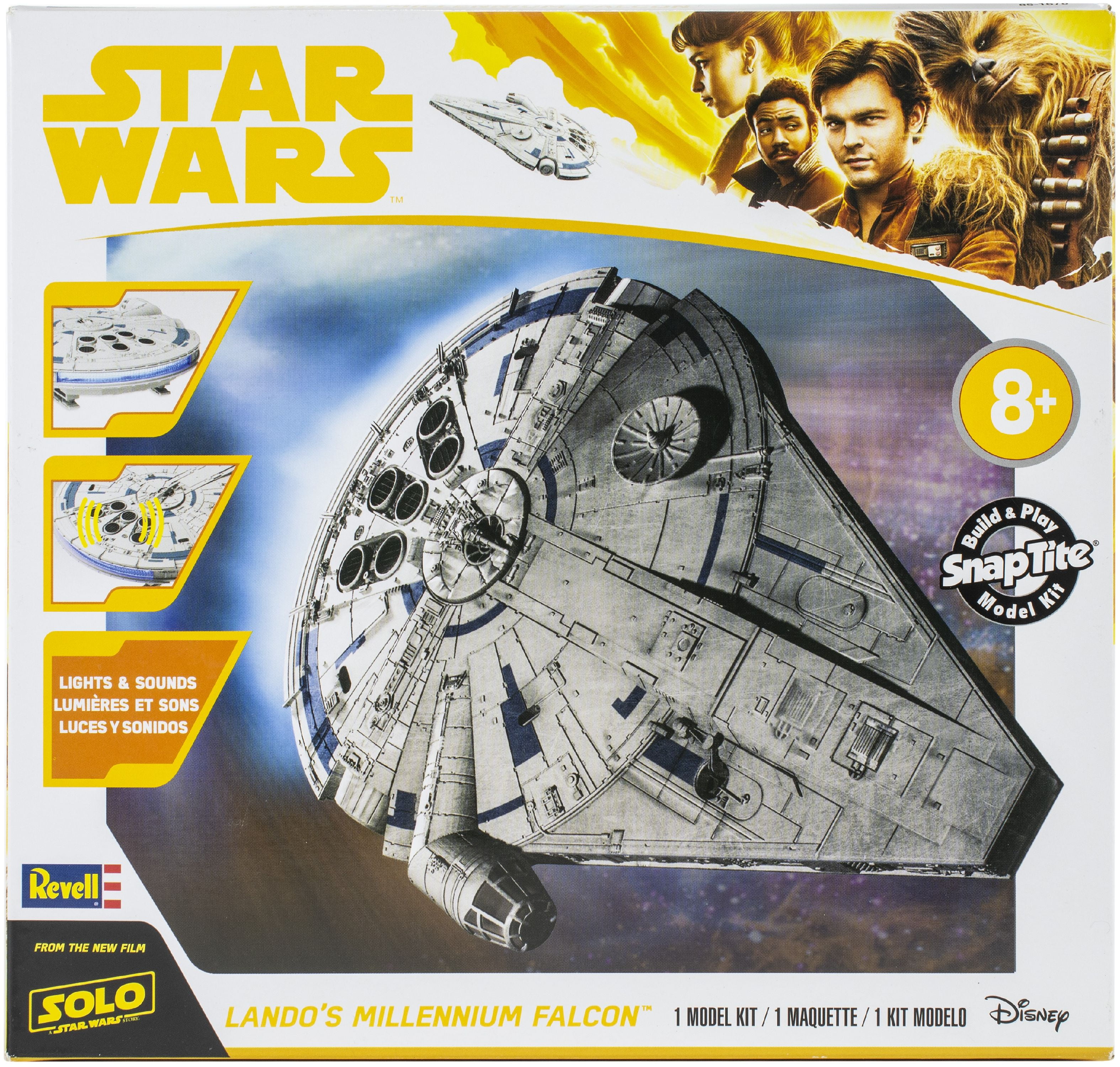Snap Tite Palstic Model Kit Lando s Millenium Falcon 1 164