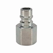 Hydraulic Quick Connect Hose Coupling, Steel Body, Ball Lock, 1/2-14 Thread Size, H Series