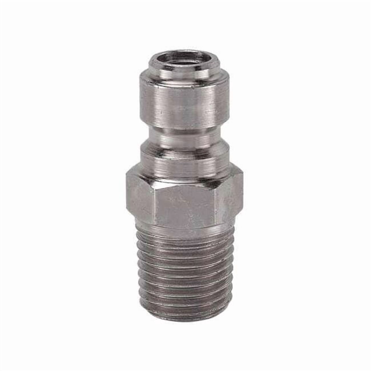 Hydraulic Quick Connect Hose Coupling, Steel Body, Ball Lock, 1/4"-18 Thread Size, EA Series