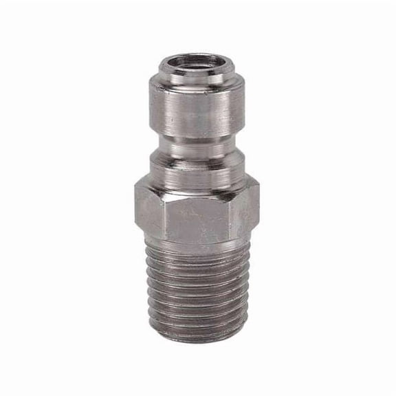 Hydraulic Quick Connect Hose Coupling, Steel Body, Ball Lock, 1/4"-18 Thread Size, EA Series