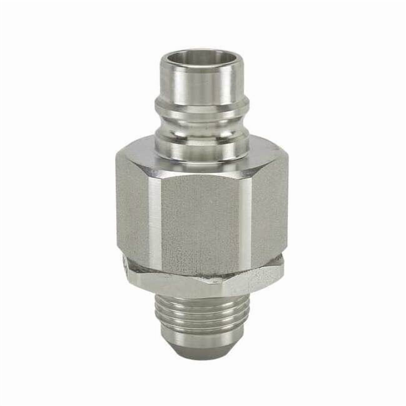 Hydraulic Quick Connect Hose Coupling, Steel Body, Ball Lock, 9/16"-18 Thread Size, H Series