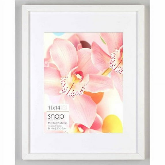 Snap Wood Picture Frame, White