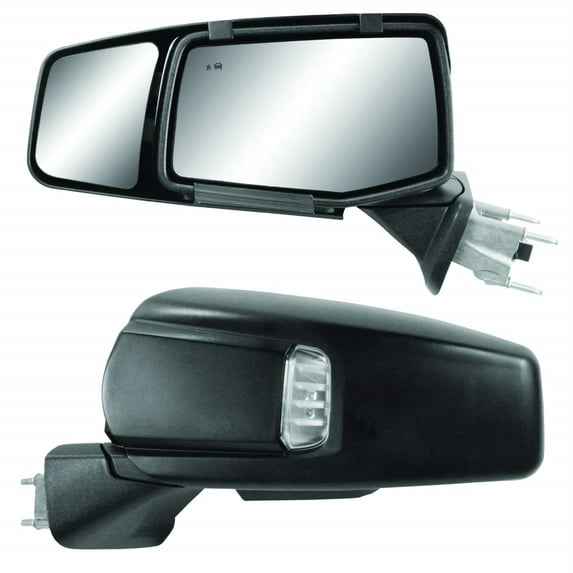 Snap & Zap Custom Fit Towing Mirror Pair for Chevy Silverado 1500, GMC Sierra 1500 Fits select: 2019-2020 CHEVROLET SILVERADO, 2019 CHEVROLET SILVERADO LD