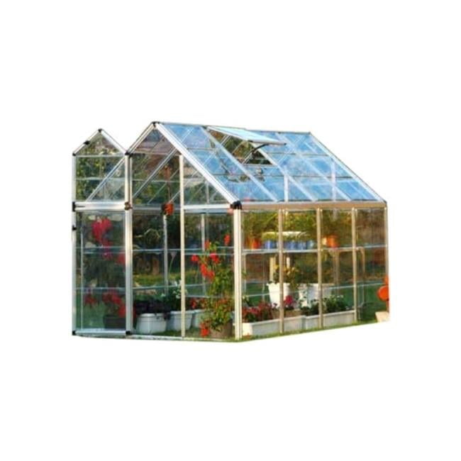 Snap and Grow 6' x 8' Aluminum Polycarbonate Greenhouse