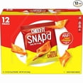 thumbnail image 1 of Snap'd Cheese Cracker Chips, Thin Crisps, Lunch Snacks, Double Cheese, 9oz Box (12 Pouches), 1 of 1