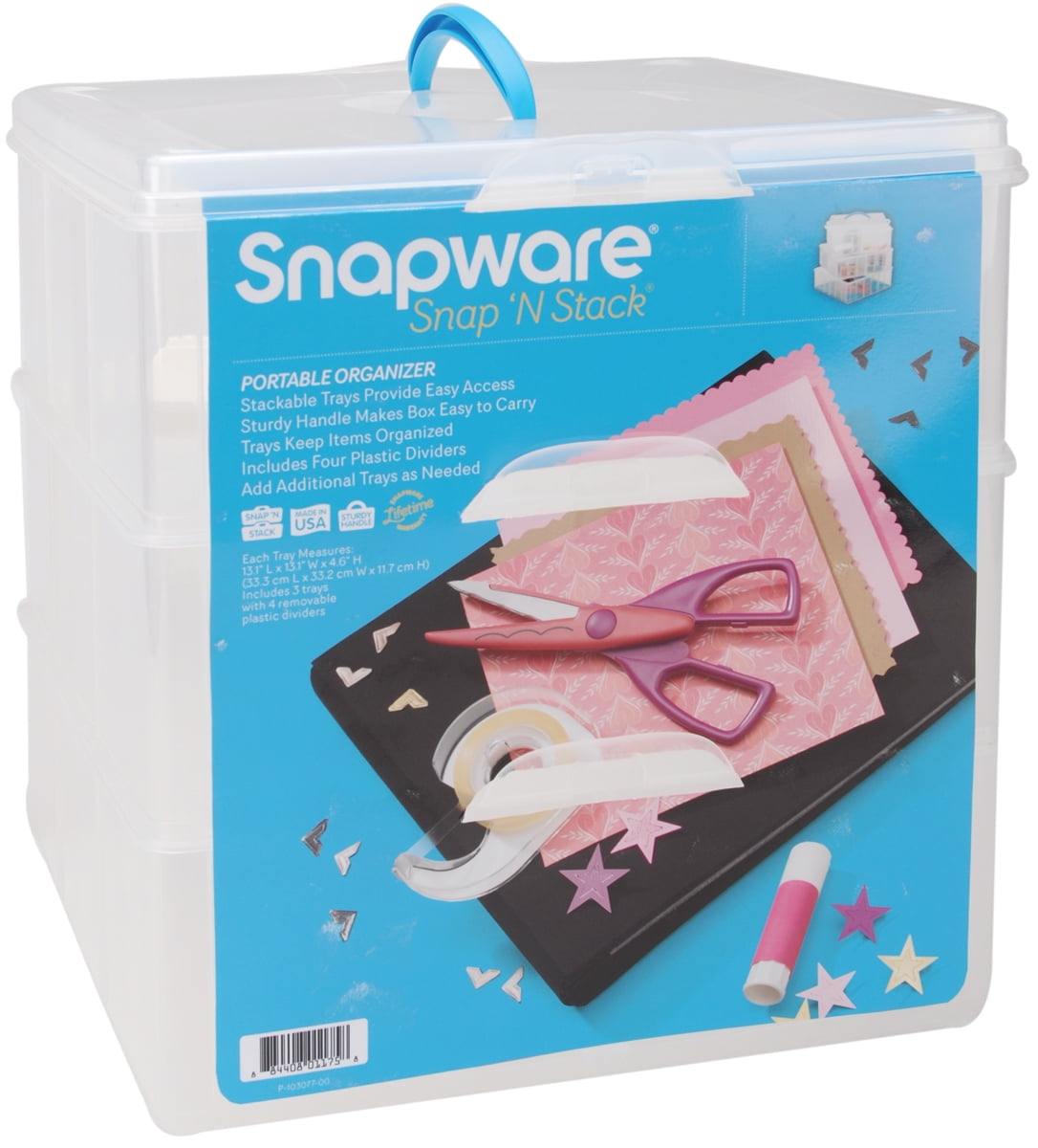 Snapware Snap n Stack 3 Layer 12 x 12 Storage Square - Macy's