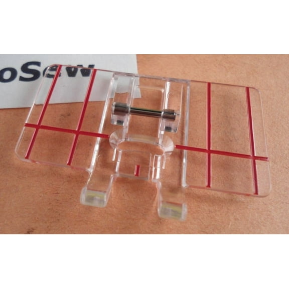 Snap on 7mm zigzag Presser foot Border Guide Foot For Janome Brother Juki Singer Kenmore #416682001