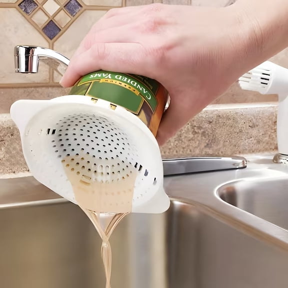 Snap-on Can Strainer | Multifunctional Mini Kitchen Drainer for Effortless Cooking