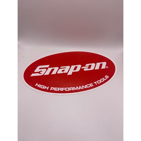 Snap-on Decal Oval High Performance 9"W x 5"H