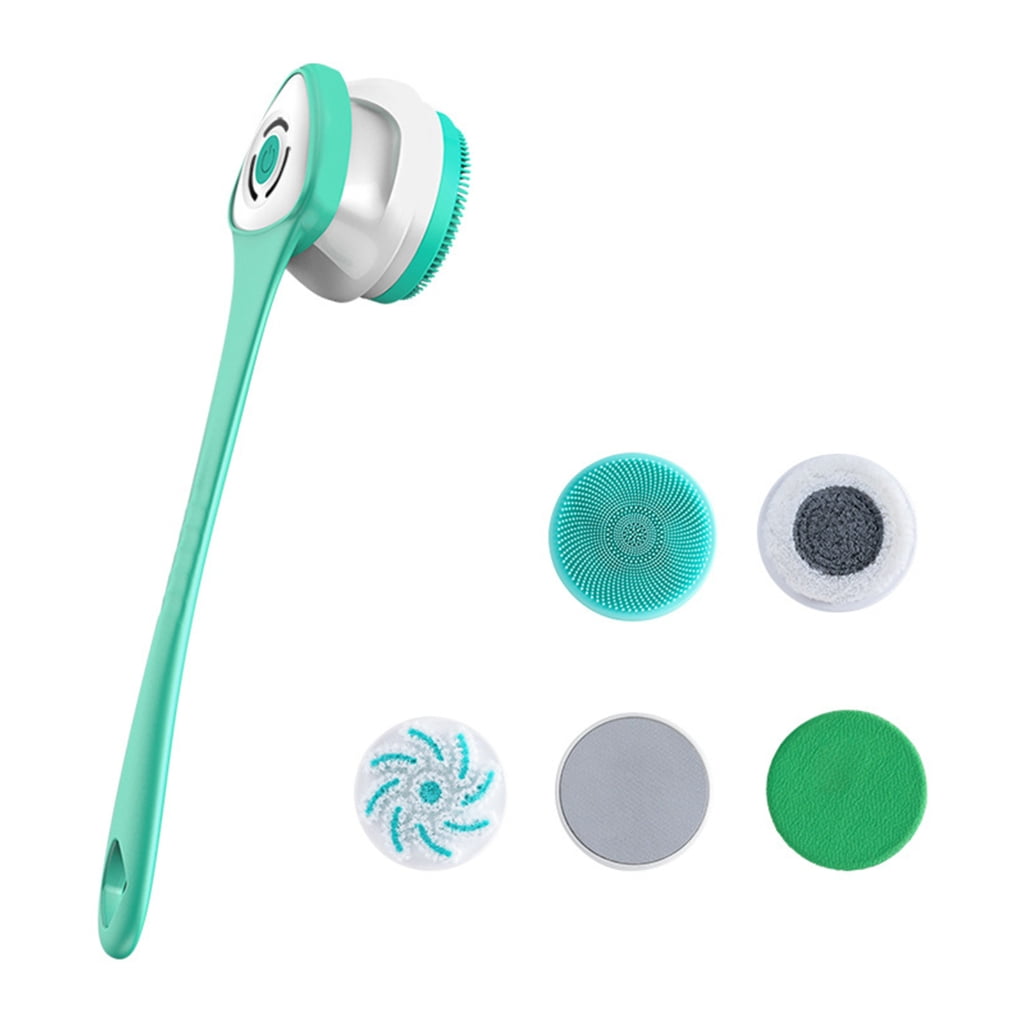 Snapon Electric Bath Brush Five Different Brush Heads Electric Massage