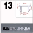 thumbnail image 1 of Snap-on Hole Plug Silicone Rubber Blanking End Cap Caps Seal Stopper 2.5mm-20mm, 1 of 9