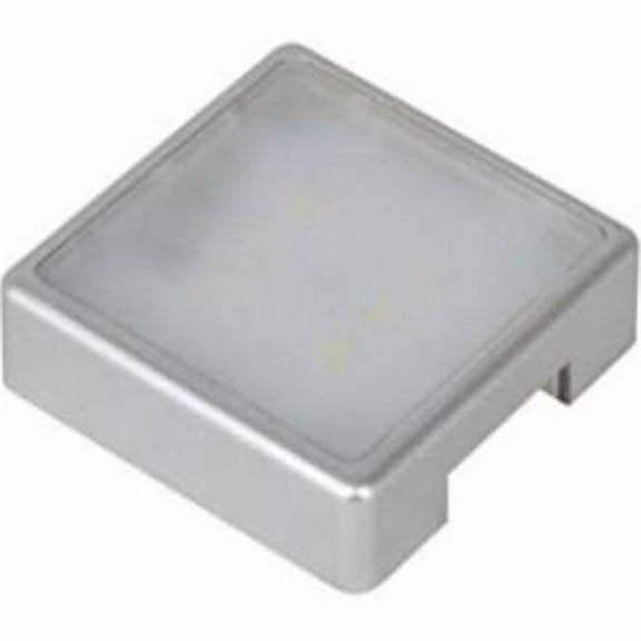 Snap - on LED Square Puck 3000K, Silver