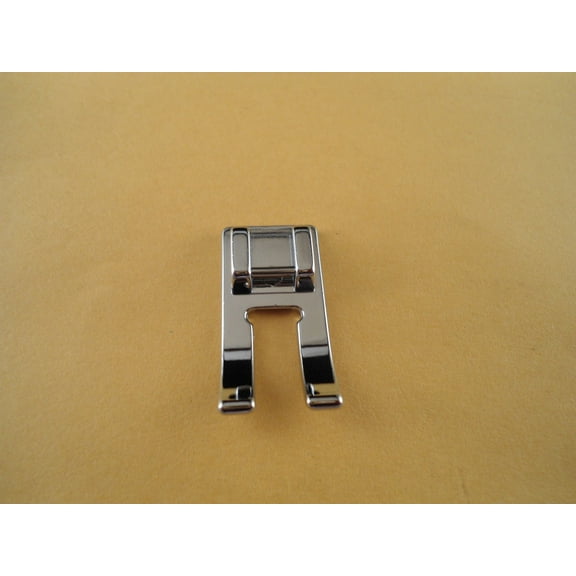 Snap on Metal Open Toe Satin Stitch Foot for Singer Janome Kenmore Brother Baby Lock Bernette White Simplicity