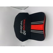 Snap-on Racing Striped Adjustable Casual Cap, Black, Grey, Red, One Size