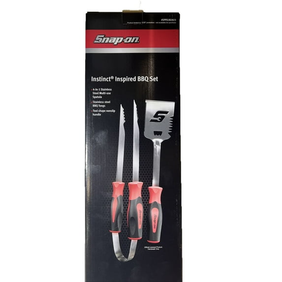 Snap on Stainless Steel Instinct Inspired BBQ Set
