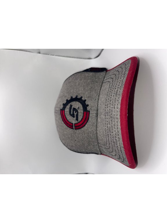 Tools Gear Logo Sun Protection Casual Outdoor Baseball Cap, Grey, Red Brim