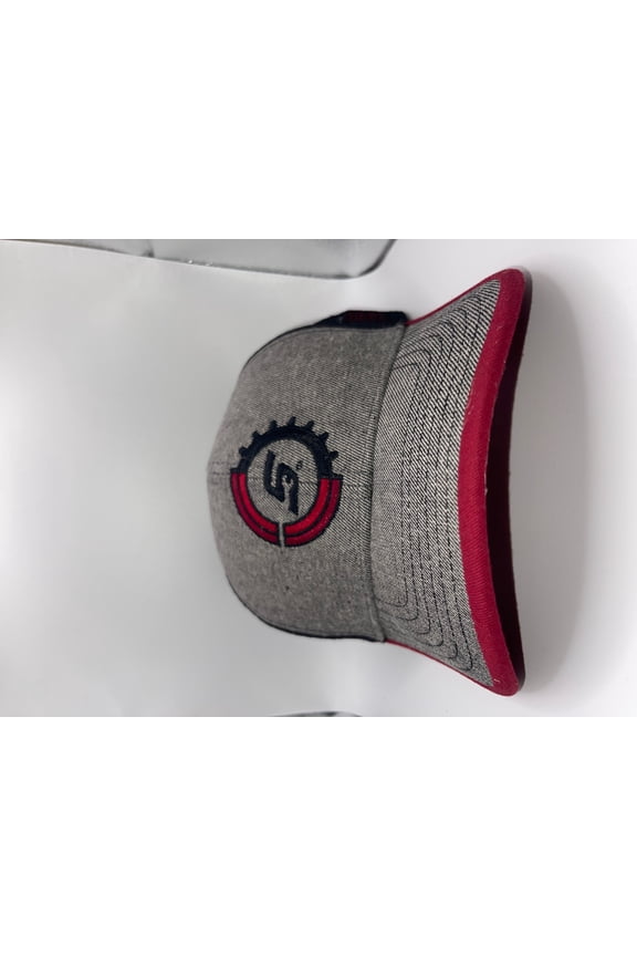 Tools Gear Logo Sun Protection Casual Outdoor Baseball Cap, Grey, Red Brim