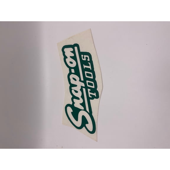 Snap-on Tools Vintage Sticker Forest Green Reproduction 6 x 2 3/8 Inches