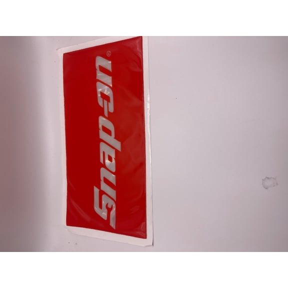 Snap-on Vinyl Sticker Reflective Red White