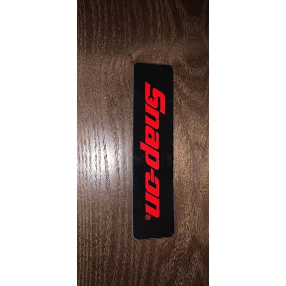 Snap-on tools magnet 1 large black with red logo magnet size 5.75" X 1.4"