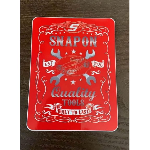 Snap-on tools quality tools built to last sticker