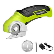 SnapFresh Cordless Electric Scissors, 4V Cardboard Cutter, Mini Cutter with a Replacement Blade/Charger, EC0601