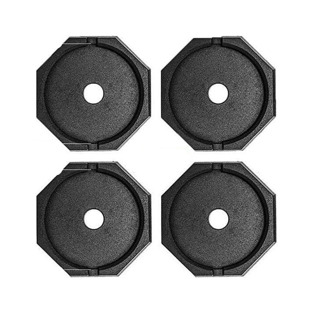 SnapPad EQ 10" Round Landing Feet Motor Home RV Leveling Jack Pads, 4