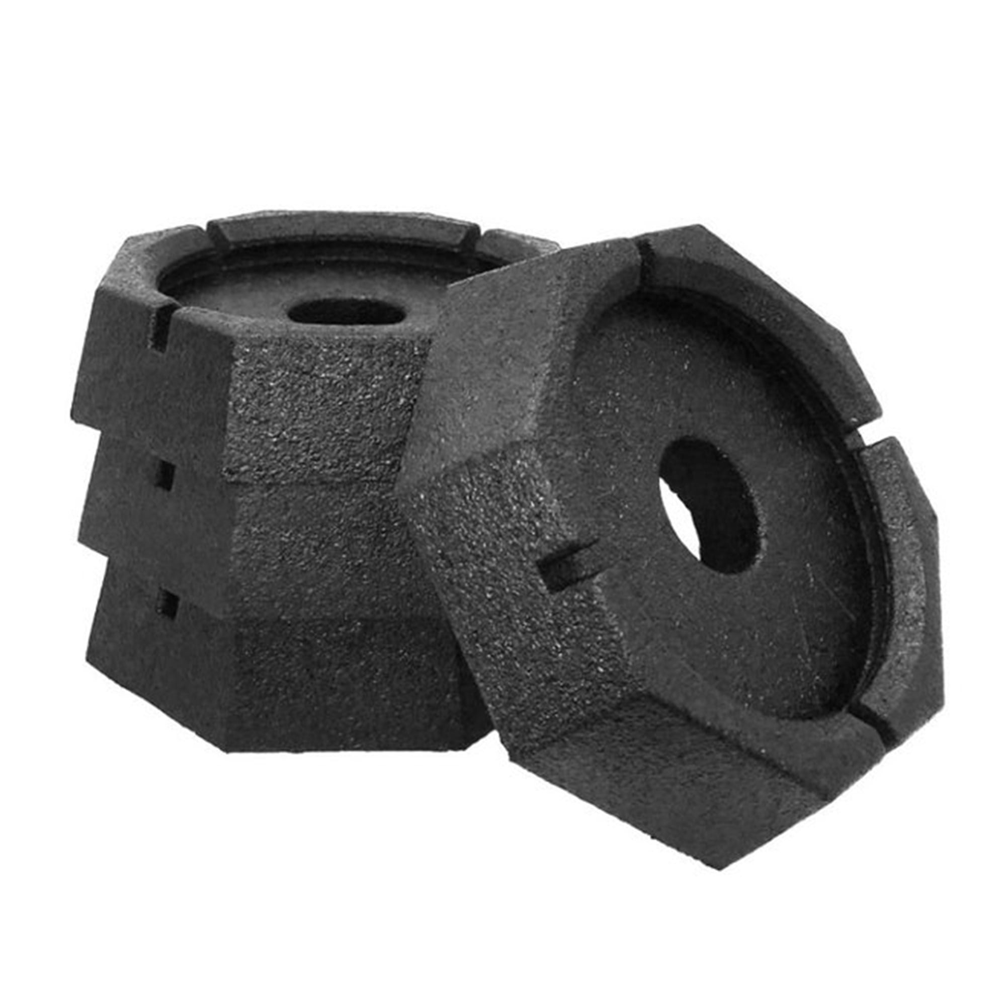 SnapPad Mini 6 Inch Rubber Truck Camper Leveling Jack Pads (4 Pack