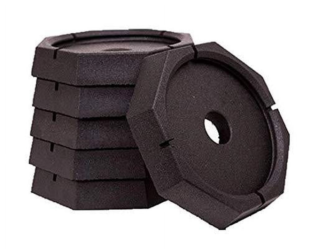 SnapPad Xtra RV Leveling Jack Pad, 9 Inch Round for Travel Trailer (6 ...
