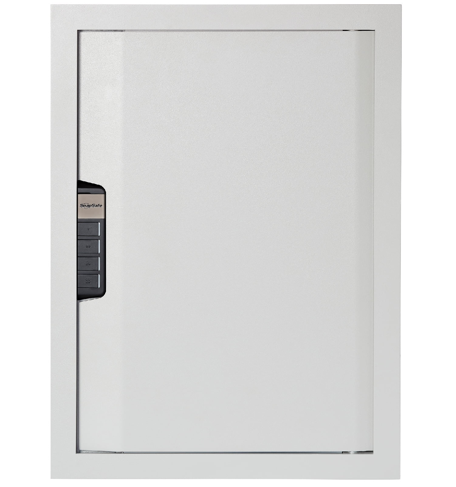 SnapSafe InWall Keypad Safe, Secure Bolt Security with Key, Light Grey