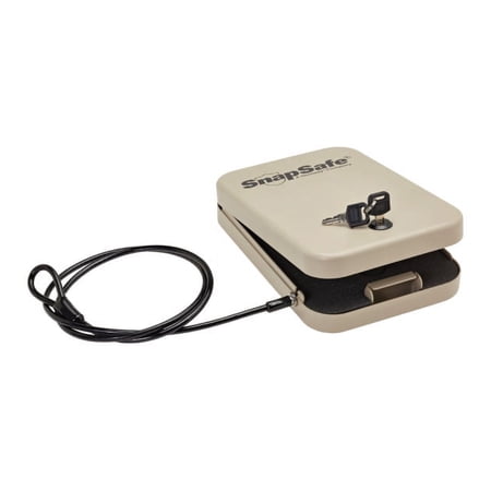 SnapSafe Lock Box Large Cable Flat Dark Earth Key Lock 752002325 Matte