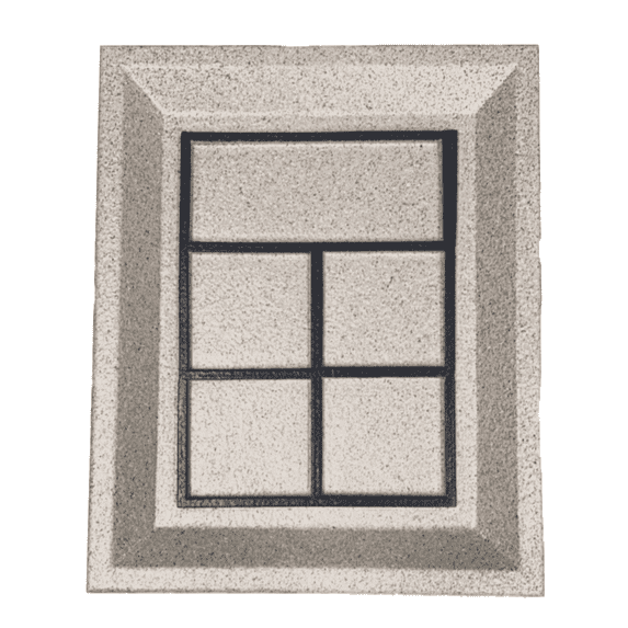 SnapTight Exterior Apartment Style Address Plaque, Divine White, Weather-Resistant, Wall Mountable, 26.25 in x 21.25 in x 3.5 in, 1 pack