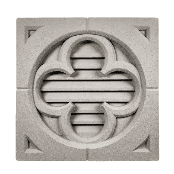 SnapTight Products Gable Vent Clover Style-Large Size