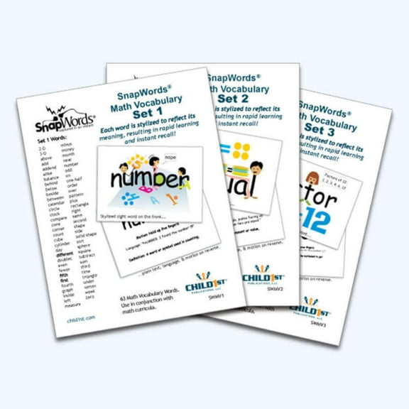 SnapWords Math Vocabulary Kit