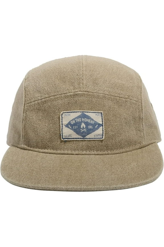 Snapback 5 Panel Hat for Men Women Washed Cotton Flat Bill Baseball Cap Strapback Hip Hop Biker Board Cap