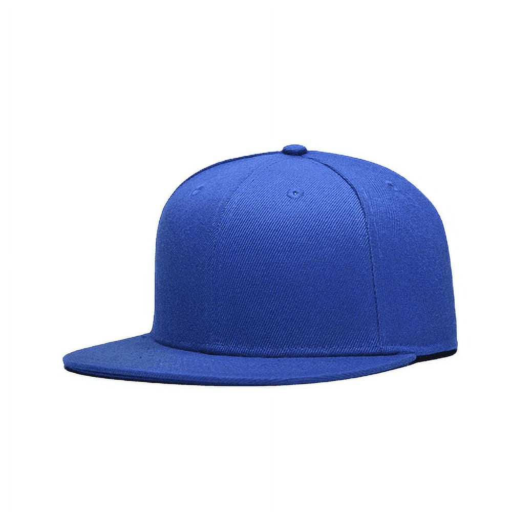 Snapback Adjustable Men's and Women Solid Plain Flat Brim Hat