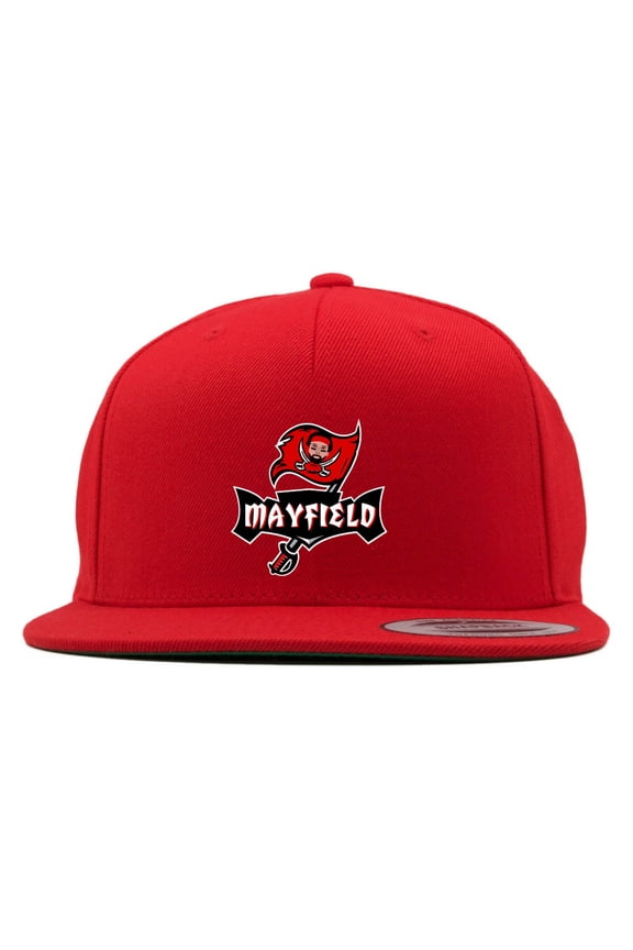 Snapback Baker Mayfield Logo Bucs Buccaneers Hat