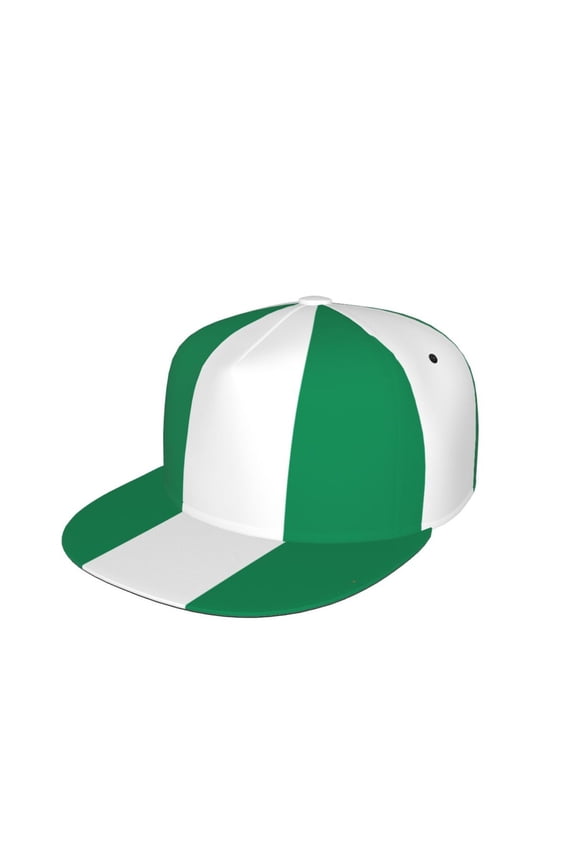 Snapback Hats For Men Women Flag Of Nigeria Flat Bill Brim Baseball Cap Printed Hat