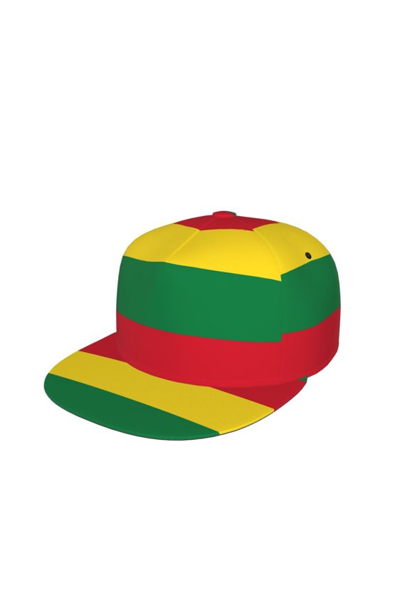 Snapback Hats For Men Women Reggae Flag Flat Bill Brim Baseball Cap Printed Hat