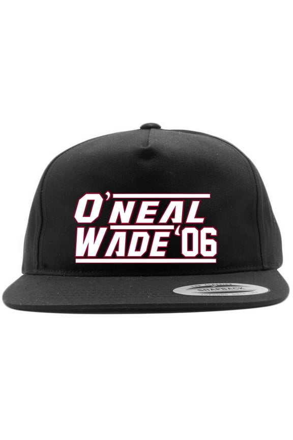 Snapback Heat Dwyane Wade Shaquille O'Neal Shaq 2006 Hat