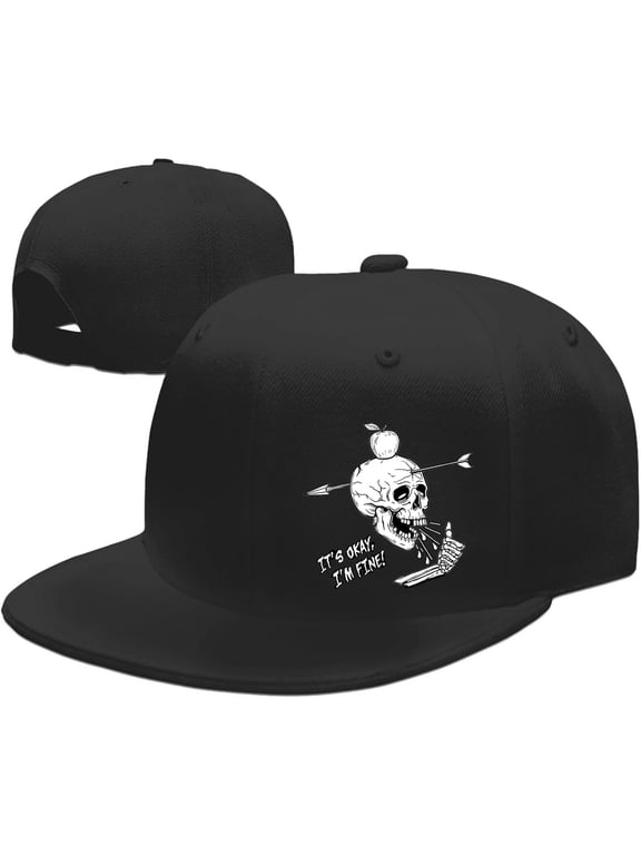 Snapback hat for Men Flat Bill Hats for Men Fitted Baseball Cap Hats