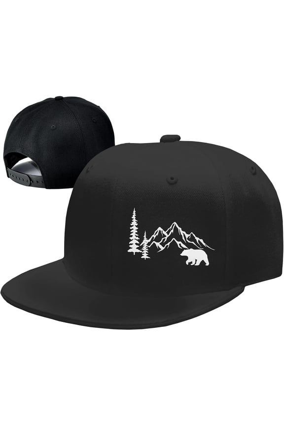 Snapback hat for Men Flat Bill Hats for Men Fitted Baseball Cap Hats
