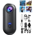 thumbnail image 1 of Compact 4k Hands-Free POV Camera, 120° Ultra-Wide Snap Cam Camera-Lightweight Design,One Click, Capture Life,Hands-Free Anytime,Bring Endless Possibilities to Creation, 1 of 8