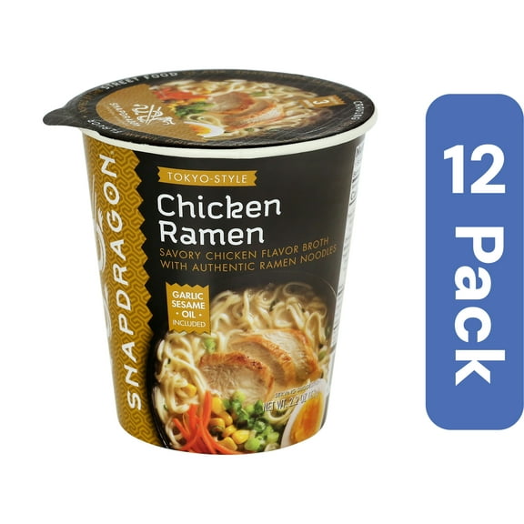 Snapdragon Chicken Ramen Cup 2.2 oz (Pack of 12)